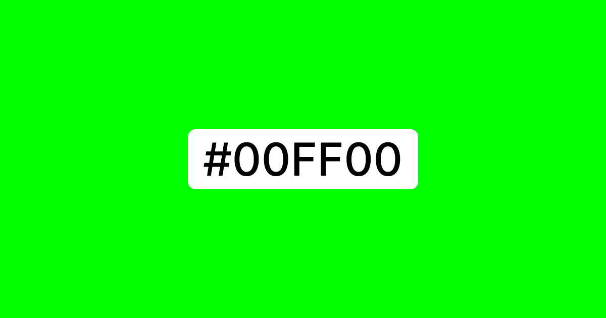 Acrylic Match | #00ff00