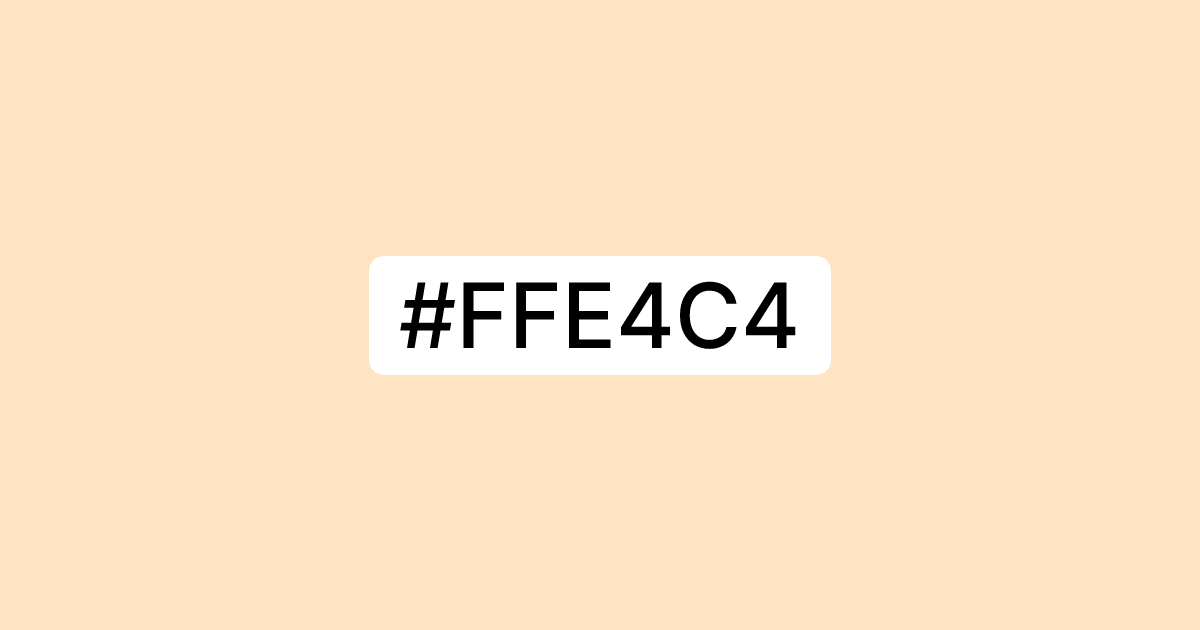 Acrylic Match | #ffe4c4